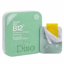 DISO - Vitamina B12 - Tiras Orales de rápida resolución, para Cansancio y Fatiga, Orange Mint Flavor, Vegan, Sugar Gratis, Maximum Absorption, Gluten Free, Individually Wrapped, 30 Dissolvable Strips