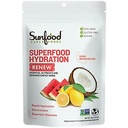 Sunfood Superfood Hydration Renew- Coconut Water Powder, Electrolytes Polvo con limón, sal marina " Minerales, Clean Organic Electrolyte Drink Mix - 8 oz Bag