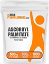 BulkSupplements.com Ascorbyl Palmitate Powder - Vitamina C Ester, Vitamina C Suplemento - Gluten Gratis, 500 mg por Serving, 500g (1.1 lbs) (Pack of 1)