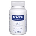 Encapsulaciones puras CoQ10 60 mg ← Coenzima Q10 Suplemento de Energía, Antioxidantes, Salud Cerebro y Celular, Cognición y Apoyo Cardiovascular*  120 cápsulas