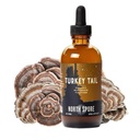 North Spore Organic Turkey Tail Tincture Silencioso Mushroom Suplemento para Immune Wellness Silencio Sustentably Grown " Confirmado para Potency ¦ Trametes Versicolor Extract ← Vegan, Non-GMO - 4oz
