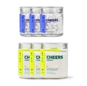 Cheers Clásico Combo Silencioso Restaurar + Hydrate ← Rehydrate " Siéntete mejor después de beber DHM, L-Cysteine, B-Vitamins, Electrolytes TEN 12 Doses Cada ¦ Liver Support ← Electrolyte Suplementos