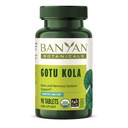 Banyan Botanicals Gotu Kola (Centella Asiatica) – Adaptógeno orgánico &amp; Suplemento Nootropic Brain Support para la memoria y concentración saludables* – 90 Tabletas – Justly Traded Vegan