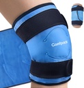 Gran paquete de hielo para el alivio del dolor de rodilla, presión reutilizable flexible después de la cirugía, paquete de oro para lesiones deportivas, hinchazón, artritis, meniscus tear, ACL, alivio del dolor para la pierna, hombro, codo, tobillo