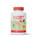 SmartyPants Kids Multivitamin Gummies and Fiber Supplement: Vitamin D3, C, Vitamin B12, B6, A, Zinc, Biotin, Inositol, Fiber Gummies, Three Fruit Flavors, 120 Conde (30 Day Supply)