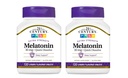 Siglo XXI, Melatonin Quick Dissolve Tablets 10 mg, Blanco, Cereza, 120 Conde (Pack of 2)