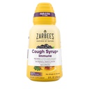 Zarbee's Naturals Full Daytime Cough Syrup + Immune with Dark Honey, Real Elderberry, Vitamin C, D & Zinc, 8 oz Bottle