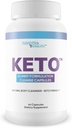 Keto Gummy Formulation Cleanse Capsules - Limpieza de Ayudas " Detoxificación - Ayuda Flush Waste " Toxins - Natural Body Cleanser Support for Health &amp; Wellness - Advanced Keto Cleanse Detox with Probiotics