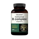 Complejo de vitaminas mezcladas B, 240 cápsulas vegetales ← Complejo multivitamínico B Silencio B12, Folato, Biotina &amp; Más – con vitamina natural C, E, Choline " Inositol – Inmuno, Energía, " Apoyo prenatal