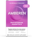 Amberen Perimenopause, Peri-Menopause Multi-Symptom Relief, Vitamina B, Vitamina E &amp; Antioxidantes Suplemento, clínicamente Shown to Help Support Hormone Balance, Hot Flashes & Night Sweats, 60 Conde