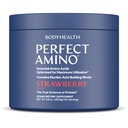 BodyHealth PerfectAmino Powder - BCAA and EAA Powder for Pre and Post Workout - Amino Acid Energy Drink for Hombres and Women to Support Lean Muscle and Recovery - Strawberry - 30 Servings