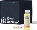 Bebida focal para la concentración- Contiene Yerba Mate, Ashwagandha y Lions Mane Mushroom con tecnología avanzada de la nanociencia - 12 Pack Brain Focus Bebi, Orange Flavor, 2oz