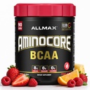 ALLMAX Nutrition AMINOCORE BCAA, Fruit Punch - 945 g Powder - 8.18 Grams of Branched Chain Amin Acids Por Serving - with B Vitamins - No Fillers or Non-BCAA Aminos - Sugar Free - 90 Servings