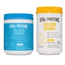 Proteínas vitales Péptidos de colágeno de polvo descoloridos 19.3 OZ Creamer Vanilla