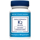 Triple fuerza vitamina K2 a " Bone Health a" 300 MCG (120 cápsulas vegetales)