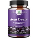 Naturalezas Artesanía Acai Berry Antioxidante Apoyo Perder peso Suplemento para Mujeres y Hombres - Vitaminas Minerales Antioxidante Fórmula Apoya Sistema Inmunitario y Boost Energy Cognitive Health - 60 Serviciones