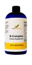 Vitamina B-Complex,Super B Complejo Vitaminas con Vitamina C Liquid, 16 oz - Todas las vitaminas B incluyendo B1, B2, B3, B6, B7, B9, B12, ácido fólico, Niacina, Biotina, Sin alcohol - Herb-Science