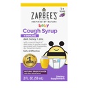 Zarbee's Baby Honey Cough Syrup + Immune for Babies 12-24 Months, Safe & Effective Cough Syrup with Soothing Dark Honey & Zinc for Immune Support*, Drug &amp; Alcohol-Free, Grape, 2 fl. Oz