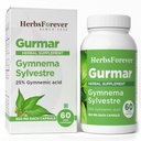 Herbsforever Gurmar Capsules ← Gymnema Sylvestre Herbal Suplemento Silencio 7:1 Concentrated Extract ← Asistencia Vida sana 60 Veg Capsules ← No GMO &amp; Vegan