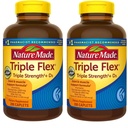 Nature Made TripleFlex, Glucosamine Chondroitin y MSM - 2 Botellas, 200 Caplets Cada, 400 Caplets Total