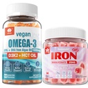Gummies de hierro vegano Suplemento Vegan Omega3 Gummies 1280mg