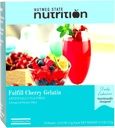 Nutmeg State Nutrition – High Fiber Drink Mix, Low Calorie, Fat Free, Decaffeinated, Sugar Free, Naturally Flavored, Ideal Protein Compatible, Aspartame Gratis, 10 Servings Por Box (Cherry Gelatin)