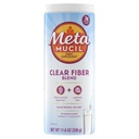 Suplemento de fibra de metamucil, Polvo de mezcla limpia sin sabor, sin rejilla, sin azúcar añadido, Suplemento de fibra prebiótica de base vegetal para la salud digestiva diaria, 75 cucharadas de té