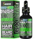 Péptidos líquidos de biotina para el crecimiento de la barba y el despilfarro - Suplemento de crecimiento de la barba y el cabello de los hombres - Biotina gotas líquidos 96.000mcg 6X más Absorción
