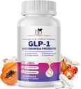 Akkermansia Probiotic Supplement for Women ' Men, Natural Prebiotics for Digestive, Gut Health, Energy, General Health, Digestive Supplement with Soy lsoflavones, Bromelain, 60 Capsules