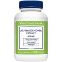 La vitamina Shoppe Ashwagandha Extracto 470MG - Suplemento herbal que proporciona energía y vitalidad, ayuda a la gestión de estrés (120 cápsulas)