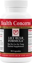 Preocupaciones de salud Lily Bulb Fórmula – Tos seca, Garganta, Nose & Pulido – Fórmula Herbal China – Licorice, Rehmannia, Astragalus, Fritillary – Suplemento de Alivio Respiratorio – 90 cápsulas
