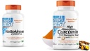 Mejor Nattokinase, No GMO, Vegan, Gluten Free, 270 Veggie Caps > DRB-00107 Curcumina de alta absorción de la raíz tormérica con complejo C3 &amp; BioPerine 500mg