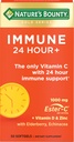 Bounty Immune 24 horas +, La única vitamina C con 24 horas Immune Soporte de Ester-C, 1000 mg Vitamina C, D & Zinc, Gluten Gratis, Rapid Release Softgels, 2 Softgels por día, 50 Cuenta