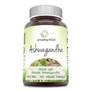 Increíble India Ashwagandha Suplemento Silencio 500 Mg Por Serving Silencio 120 Veggie Capsules Silencio No-GMO Silencio Gluten Libre Silencio Hecho en EE.UU.