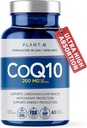 CoQ10 200mg Softgels ❌ Premium Rapid Release Coenzyme Q10 י Heart Supplement, Energy Production, Immune Support ❌ 60 Liquid Capsules