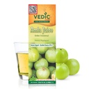 Jugos Védicos Amla Juice, Suplemento de Gooseberry indio con vitamina C para la salud de las cabras, y crecimiento del cabello, bebida herbal - 1 Liter