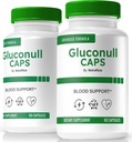 (2 Pack) Gluconull Caps, Official Gluco NullCaps Formula, Pure Support for Stable Levels and Fuel Energy for General Health, All-Natural Ingredients, Gluco Null Glyco Optimizer (120 Capsules)