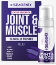 Extra Strength Muscle + Joint Foam - Magnesium peru Boswellia TEN Arnica ANTE Fórmula - Aliviamiento Conjunto y Musculo – Ease Inflamed Joints and Muscles - All Natural – Joints + Muscle Relief