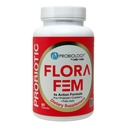 Belle+Bella Probiology Flora Fem - Probióticos diarios para mujeres - 4X Acción Prebiótico + Probiótico + Acido fólico para Digestivo, Tracto urinario, Salud Reproductiva y Vaginal - 60 Caps