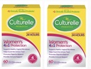 Culturelle Women’s Healthy Balance Daily Probiotics for Women - Supports Digestive, Vaginal and Immune Health, Occasional Diarrhea, Gas " Bloating - Non-GMO 60ct (2 -Pack) (2)