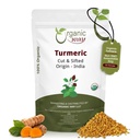 Orgánica Turmeric/Haldi Root Cut " Sifted (Curcuma Longa) - Herbal Tea TEN Kosher " USDA Certified ANTE Vegan, Non-GMO " Gluten Free TEN 100% Raw from India (2LBS / 32Oz.)