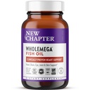 Nuevo capítulo Suplemento de aceite de pescado de Wholemega - 2000 mg por ser, Aceite de salmón de Alaska salvaje clínicamente probado con Omega-3 + vitamina D3 + Astaxanthin, 60 Softgels