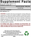 Beta Alanine Pure Powder 1 libra " óxido de magnesio 500 mg
