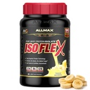 ALLMAX Nutrition ISOFLEX Whey Protein Isolate, Banana - 2 lb - 27 Gramos de Protein Por Scoop - Zero Fat & Sugar - 99% Lactose Free - Gluten Free &amp; Soy Free - Aproximadamente 30 Actuaciones