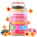 Liposomal Vitamina C 1000mg + D3 5000IU + Zinc Filled Gummies, Folate 800mcg Chewable Suplemento, Elderberry for Immune, Hyaluronic Acid, VE, for Beauty, Energy &amp; Global Health, Sugar Free, Natural