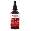 PROTOCOLO PARA LA BALANCE DE VIDA - Vitamina Líquida D-3 - Apoya la Absorción del calcio, la salud ósea y dental, y la función inmune en las gotas fáciles de administrar - 2 Fl oz (60 mL)