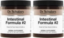 Fórmula Intestinal del Dr. Schulze #2 - Suplemento de limpieza para el apoyo a la salud del colon - Apoyos Eliminación diaria - Suplemento Herbal de base vegetal - Gluten-Free &amp; Vegan - 8 oz (2-Pack)