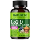 NATURELO Alimento completo CoQ10 Suplemento, 60 capsulas de Veg, Sangre Corazón, Antioxidante poderoso, CoQ10 100 mg para la producción de energía