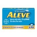Aleve Caplets, Naproxen Sodium 220 mg (NSAID), Doin Reliever/Fever Reducer, #1 Ortopédico Surgeon Recomendado, 270 Conde