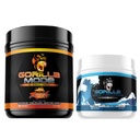 Modo gorila Pre Workout (Orange Rush) + HidroPrime Glycerol Pre Workout - Estante integral para hiper-hidración, bomba, poder, resistencia y termoregulación